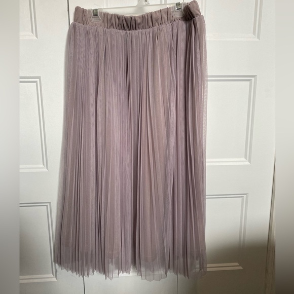 Mauve midi Ballerina Skirt - Picture 2 of 4